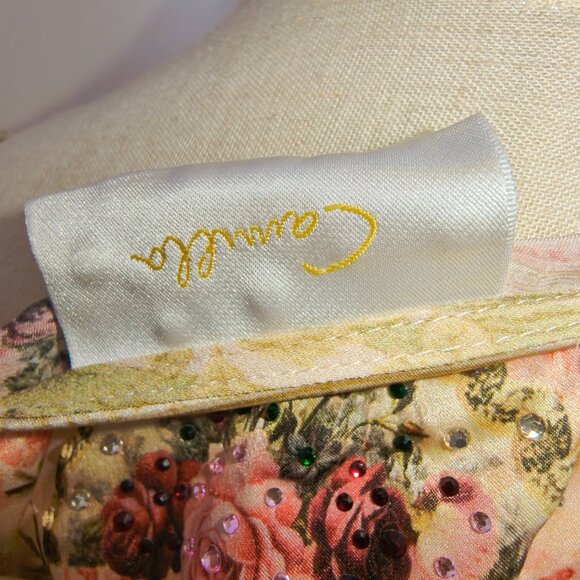 Camilla long button front dress Size M - Picture 13 of 13